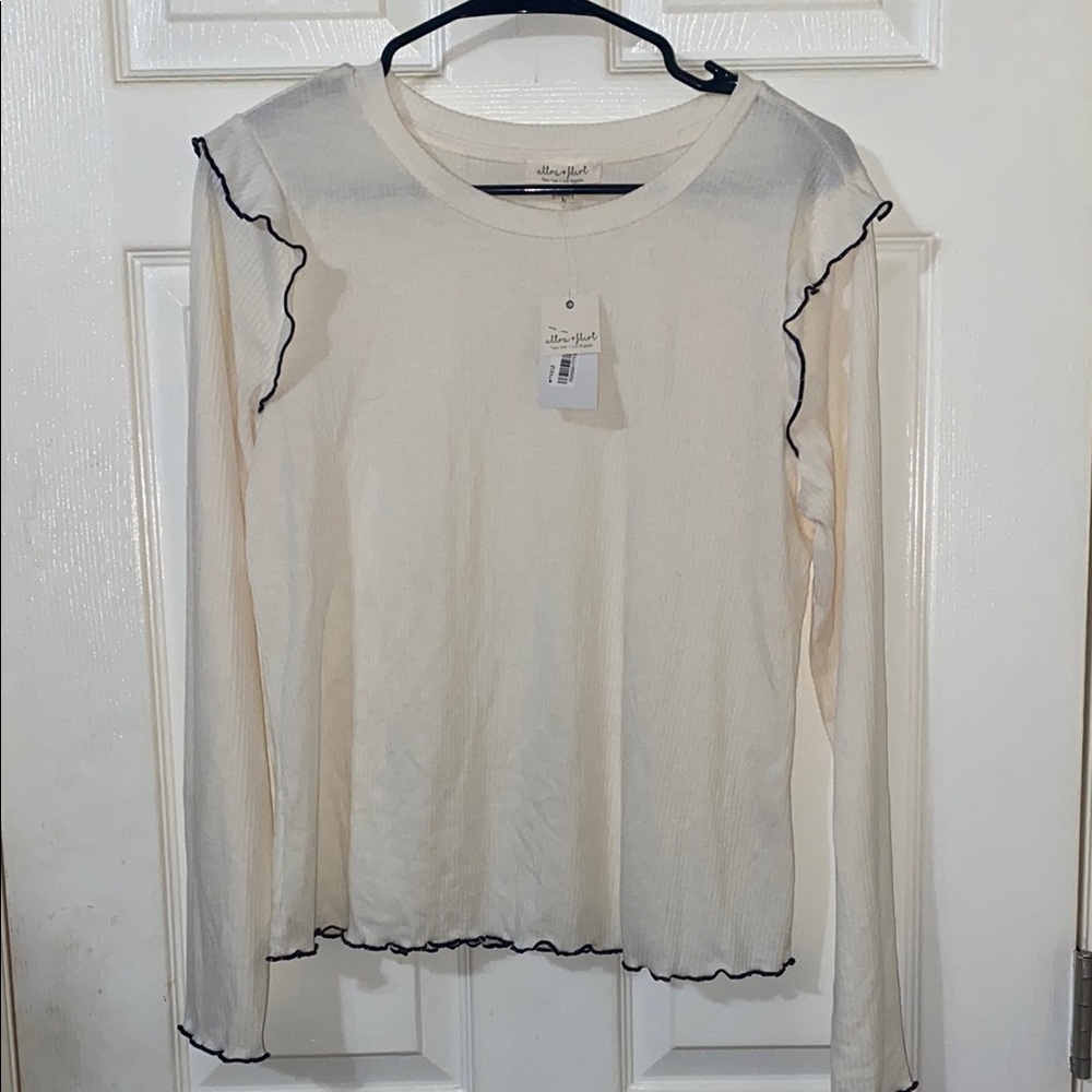 NWT White Long Sleeve